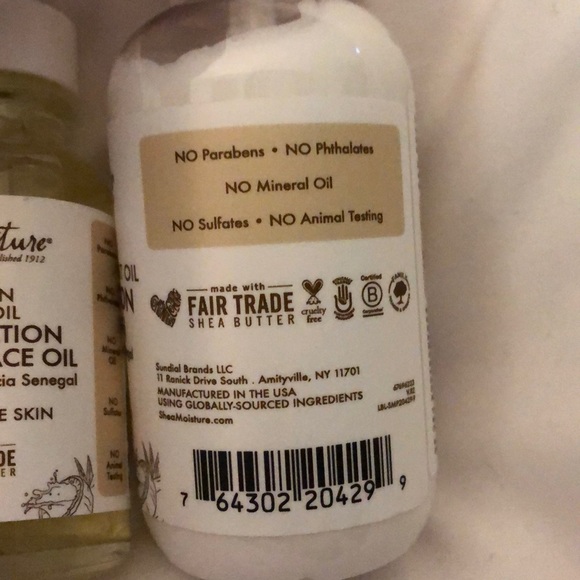 SheaMoisture Coconut Oil Face Oil & Face Lotion - Picture 2 of 6